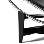 Angers Nantes Cholet Saumur bordeaux paris Tours Laval Poitiers Le Mans orleans Icones Chaise Longue Le corbusier Cassina cuir fauteuil chrome noir 1