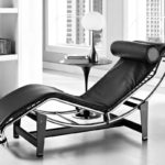 Angers Nantes Cholet Saumur bordeaux paris Tours Laval Poitiers Le Mans orleans Icones Chaise Longue Le corbusier Cassina cuir fauteuil chrome noir 4