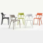 Angers Nantes Cholet Saumur Paris Bordeaux Le Mans Poitiers Niort Icones Kartell Chaise A.I Gris philippe starck 5