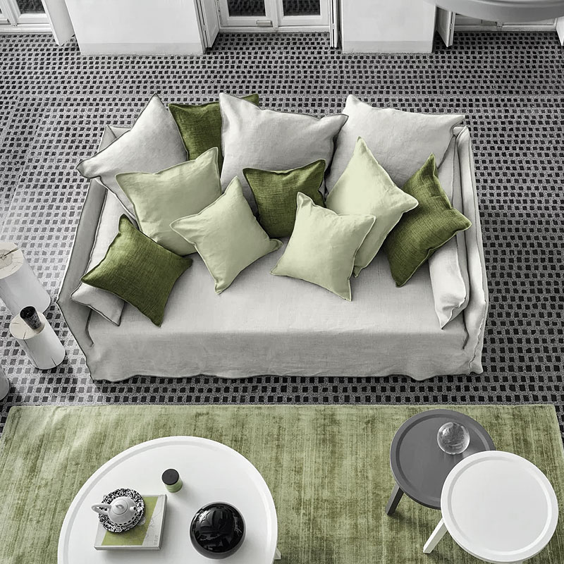 Angers Nantes Cholet Saumur Paris Bordeaux Niort Le Mans Poitiers laval Icones Gervasoni Ghost 10 canapé Blanc Lin dehoussable Paola Navone 04