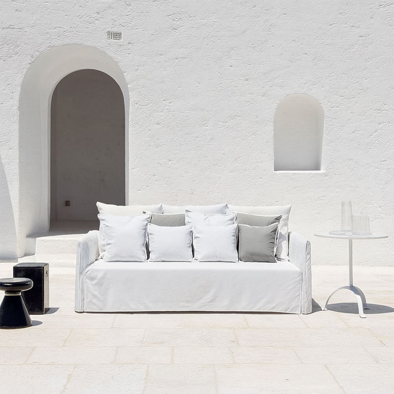 Angers Nantes Cholet Saumur Paris Bordeaux Niort Le Mans Poitiers laval Icones Gervasoni Ghost 10 canapé Blanc Lin dehoussable Paola Navone 07