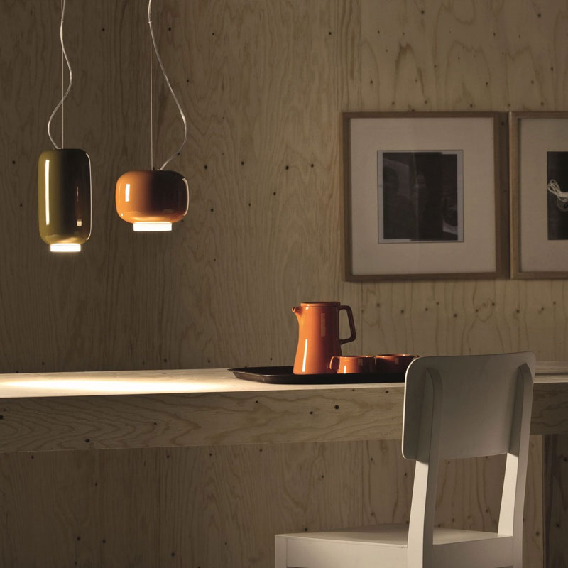 Angers Nantes Cholet Saumur Paris Bordeaux Poitiers Niort  Icones Foscarini Suspension Mini  Chouchin orange mini Ionna Vautri  5