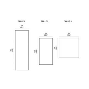 Angers Nantes Cholet Saumur Paris bordeaux Icones Horm casamania Miroir aluminium Minimaliste rectangle StH 0