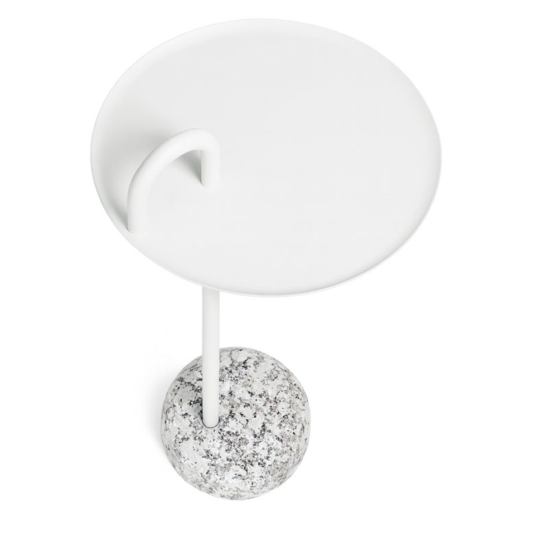 Angers Nantes Cholet Paris Bordeaux Le Mans Laval Icones Hay Scandinave Mobilier design Bowler Blanc granite gueridon Shane Schneck1