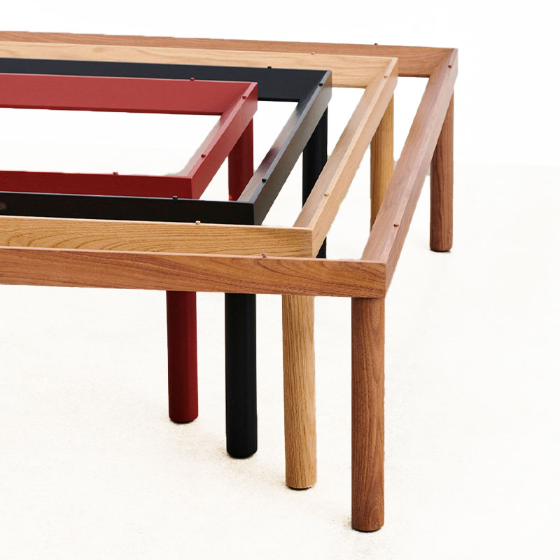 Angers Nantes Cholet Paris Bordeaux Le Mans Laval Icones Hay Scandinave Mobilier design Kofi Table basse chêne verre Martin Solem 2