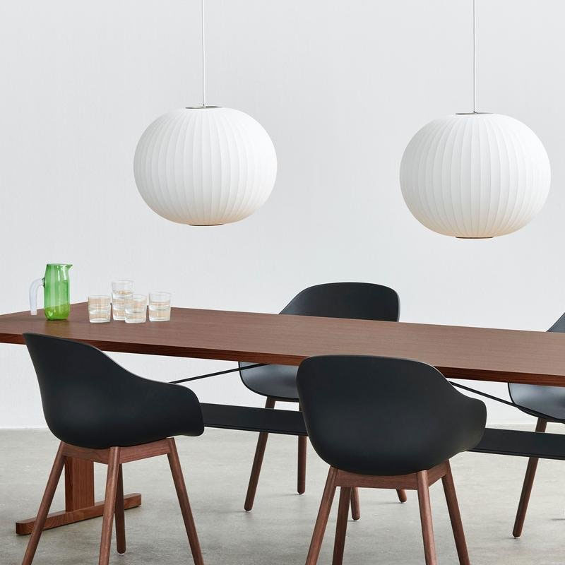 Angers Nantes Cholet Paris Bordeaux Le Mans Laval Icones Hay Scandinave  luminaire suspension Nelson Bubble Ball Blanc George Nelson 18