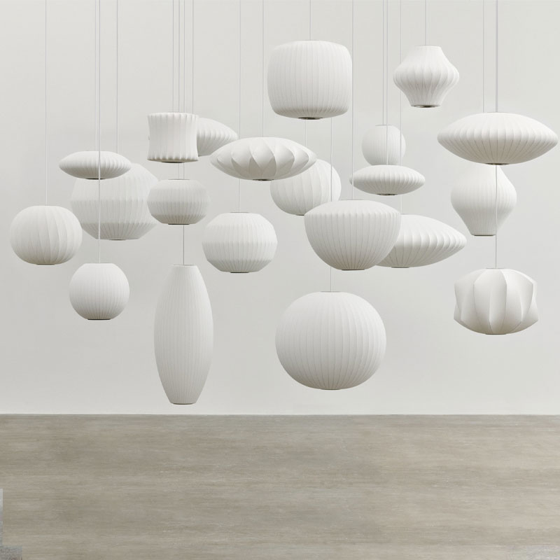 Angers Nantes Cholet Paris Bordeaux Le Mans Laval Icones Hay Scandinave  luminaire suspension Nelson Bubble Ball Blanc George Nelson 8