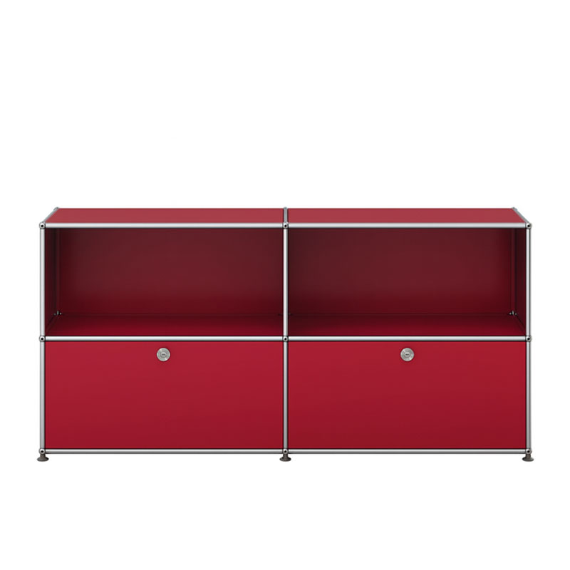 Angers Nantes Cholet Paris Bordeaux Poitiers Le mans Rennes Icônes USM Haller Quickship Meuble  C2 Rouge Rubis Fritz Haller Paul SCHÄRER 1