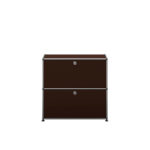 Angers Nantes Cholet Paris Bordeaux Poitiers Le mans Rennes Icônes USM Haller Quickship Modulaire Meuble S2 Marron Fritz Haller Paul SCHÄRER 