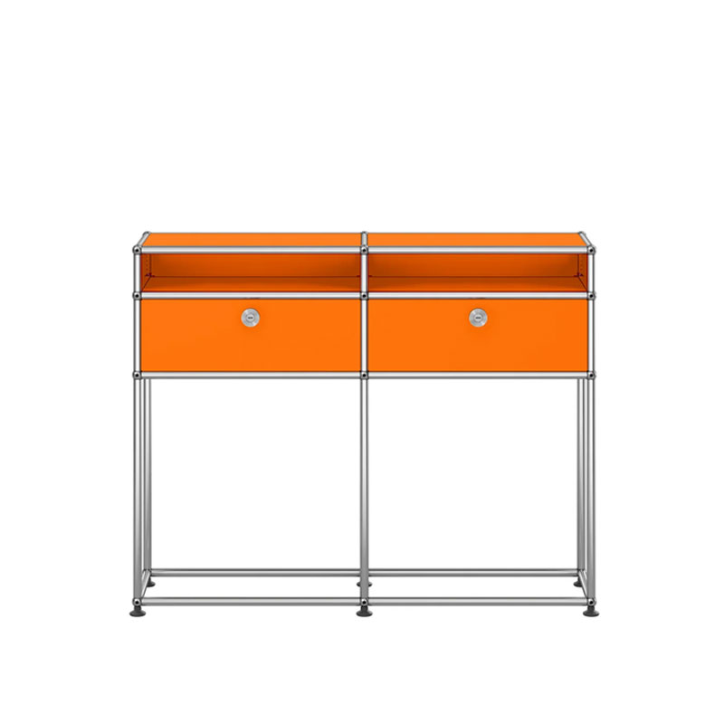 Angers Nantes Cholet Paris Bordeaux Poitiers Niort Le mans Icônes USM Haller Quickship M51 Meuble Orange Pur Fritz Haller Paul SCHÄRER 