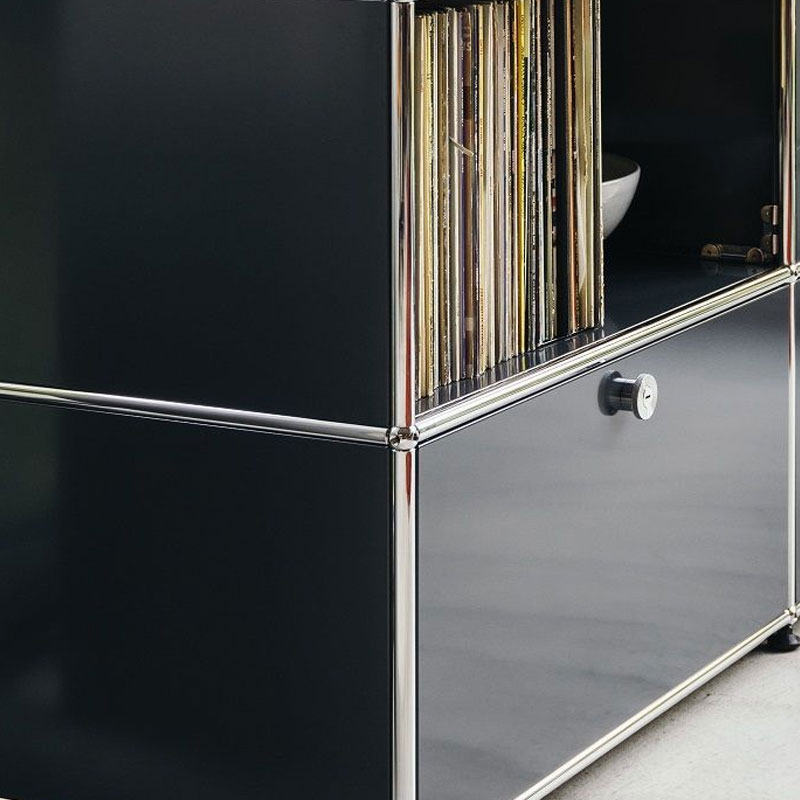 Angers Nantes Cholet Paris Bordeaux Poitiers Niort Le mans Icônes USM Haller Quickship Meuble  D2 Anthracite Fritz Haller Paul SCHÄRER 3