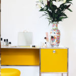 Angers Nantes Cholet Paris Bordeaux Poitiers Niort Le mans Rennes Icônes USM Haller Quickship B21 Bureau Jaune Or Fritz Haller Paul SCHÄRER 3