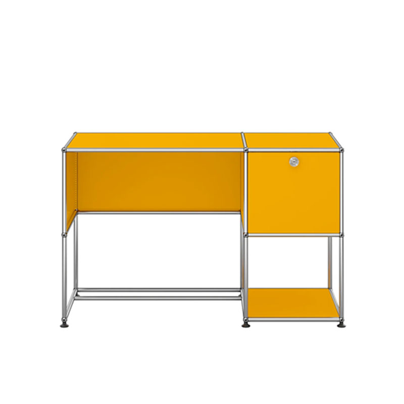 Angers Nantes Cholet Paris Bordeaux Poitiers Niort Le mans Rennes Icônes USM Haller Quickship B21 Meuble Jaune Or Fritz Haller Paul SCHÄRER 01