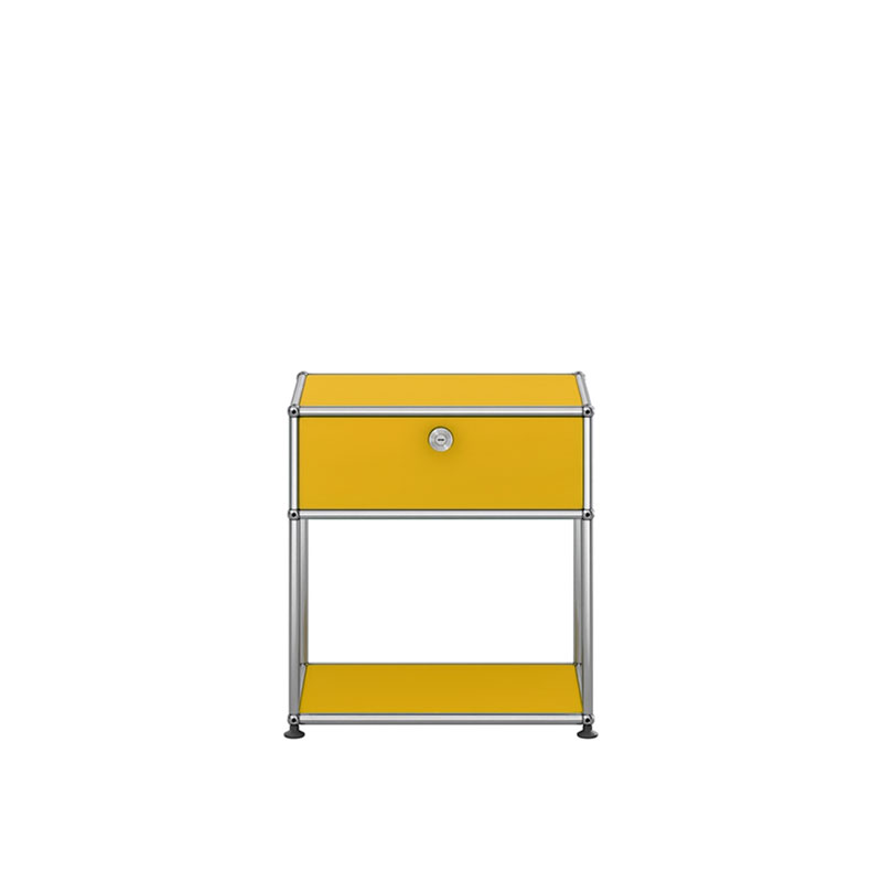 Angers Nantes Cholet Paris Bordeaux Poitiers Niort Le mans Rennes Icônes USM Haller Quickship M54 Chevet Jaune Or Fritz Haller Paul SCHÄRER 1