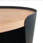 Angers Nantes Cholet Saumur Paris Bordeaux Le Mans Laval Icones Résistub Production Chevet gueridon Armand Noir Chêne Stéphane Elineau 1