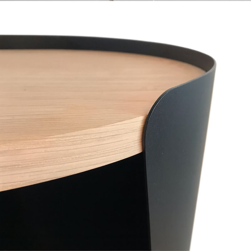 Angers Nantes Cholet Saumur Paris Bordeaux Le Mans Laval Icones Résistub Production Chevet gueridon Armand Noir Chêne Stéphane Elineau 1