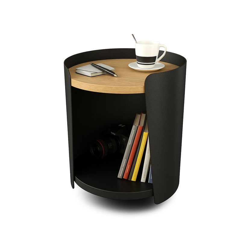 Angers Nantes Cholet Saumur Paris Bordeaux Le Mans Laval Icones Résistub Production Chevet gueridon Armand Noir Chêne Stéphane Elineau 18