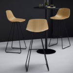 Angers Nantes Cholet Saumur Paris Bordeaux Le mans laval Icones Lapalma Tabouret bois Chêne Miunn Karri Monni 6