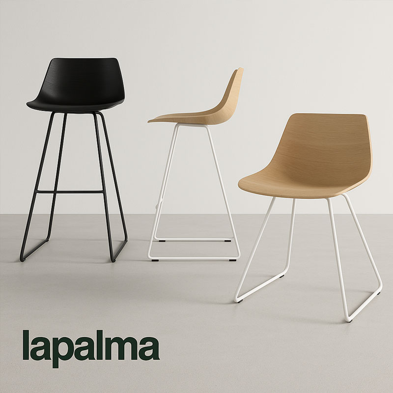 Angers Nantes Cholet Saumur Paris Bordeaux Le mans laval Icones Lapalma Tabouret bois Chêne Miunn Karri Monni 8