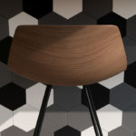 Angers Nantes Cholet Saumur Paris Bordeaux Le mans laval Icones Lapalma Tabouret bois Noyer Miunn Karri Monni 6