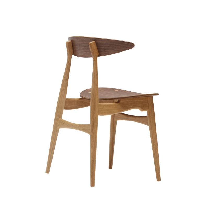 Angers Nantes Cholet Saumur Paris Bordeaux le mans Laval Icones Chaise Carl Hansen CH33T huilé Noyé mobilier chêne Scandinave Hans J Wegner 01