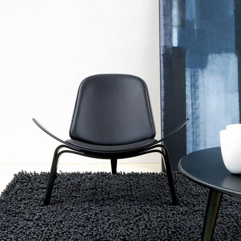 Angers Nantes Cholet Saumur Paris Bordeaux le mans Laval Icones Fauteuil Carl Hansen CH07 huilé Noyé cuir mobilier Shell Chair Scandinave Hans J Wegner 6