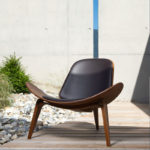 Angers Nantes Cholet Saumur Paris Bordeaux le mans Laval Icones Fauteuil Carl Hansen CH07 huilé Noyé cuir mobilier Shell Chair Scandinave Hans J Wegner 9