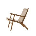 Angers Nantes Cholet Saumur Paris Bordeaux le mans Laval Icones fauteuil Carl Hansen tréssé CH25 huilé chêne bois mobilier Scandinave Hans J Wegner 3