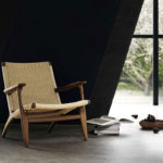 Angers Nantes Cholet Saumur Paris Bordeaux le mans Laval Icones fauteuil Carl Hansen tréssé CH25 huilé chêne bois mobilier Scandinave Hans J Wegner 4