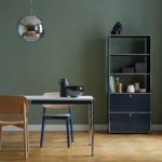 Angers Nantes Paris Bordeaux Poitiers Niort Le mans Rennes Icônes USM Haller Quickship Bibiothèque M24 Bleu acier Fritz Haller Paul SCHÄRER 4