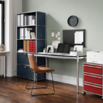 Angers Nantes Paris Bordeaux Poitiers Niort Le mans Rennes Icônes USM Haller Quickship Bibiothèque M24 Bleu acier Fritz Haller Paul SCHÄRER 5