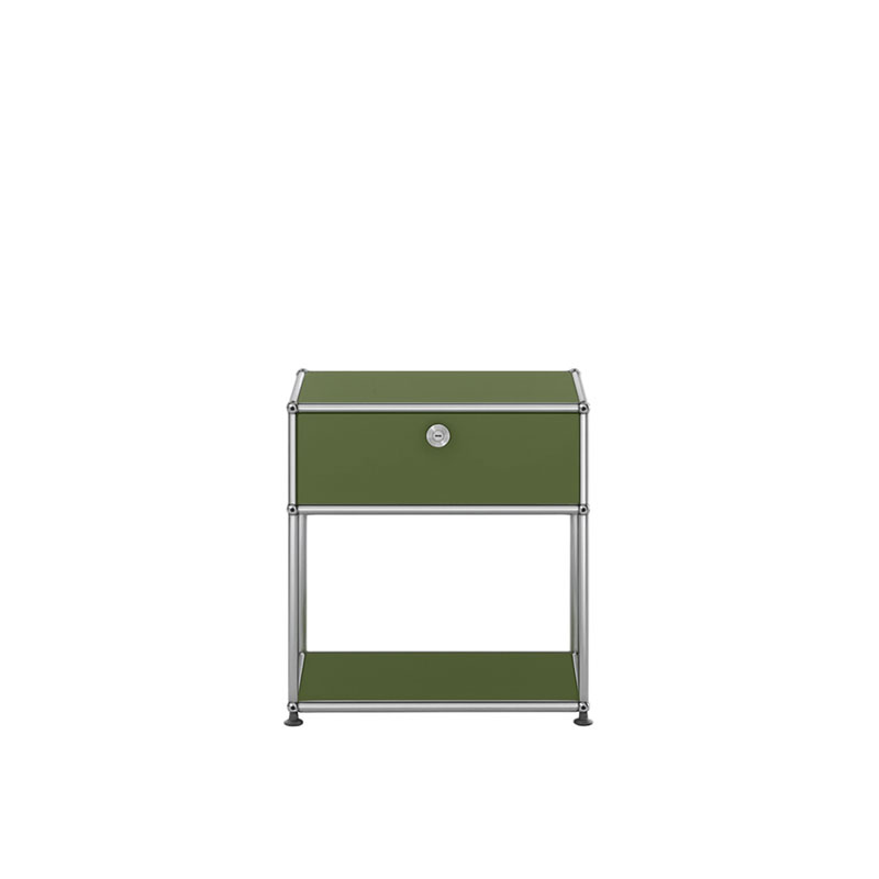 Angers Nantes  Paris Bordeaux Poitiers Le mans Rennes Icônes USM Haller Quickship Modulaire Chevet M54 Vert Olive Fritz Haller Paul SCHÄRER 3