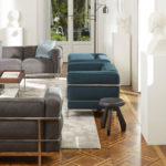 Angers Nantes Paris Orleans Poitiers Rochelle Tours Nice Niort Rennes Tours Icônes Cassina Tabouret table 523 Noyer Perriand Corbusier 2