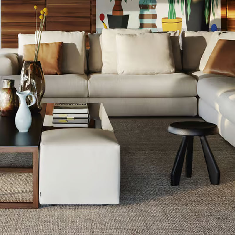 Angers Nantes Paris Orleans Poitiers Rochelle Tours Nice Niort Rennes Tours Icônes Cassina Tabouret table 523 Noyer Perriand Corbusier 3