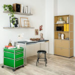 Angers Nantes Cholet Paris Bordeaux Poitiers Laval Mans Rennes Icônes USM Haller Quickship Bureau T8 Linoleum grigio londra Fritz SCHÄRER 3