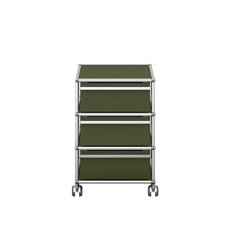 Angers Nantes Cholet Paris Bordeaux Poitiers Le Mans Rennes Icônes USM Haller Quickship caisson roulette M26 Vert Olive Fritz Haller 2