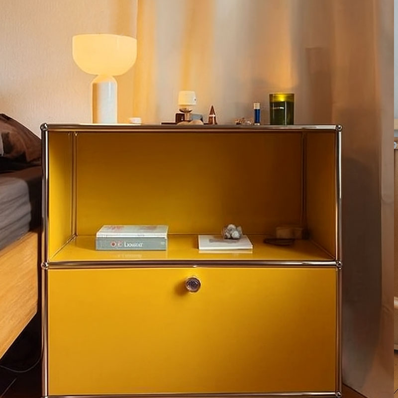 Angers Nantes Cholet Paris Bordeaux Poitiers Niort Laval Mans Rennes Icônes USM Haller Quickship M62 Meuble Jaune Or Fritz Haller Paul SCHÄRER 7