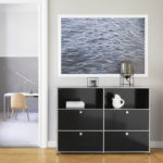 Angers Nantes Paris Bordeaux Poitiers Mans Laval Rennes Icônes USM Haller Quickship Modulaire Meuble M64 Noir Graphite Fritz SCHERER 3