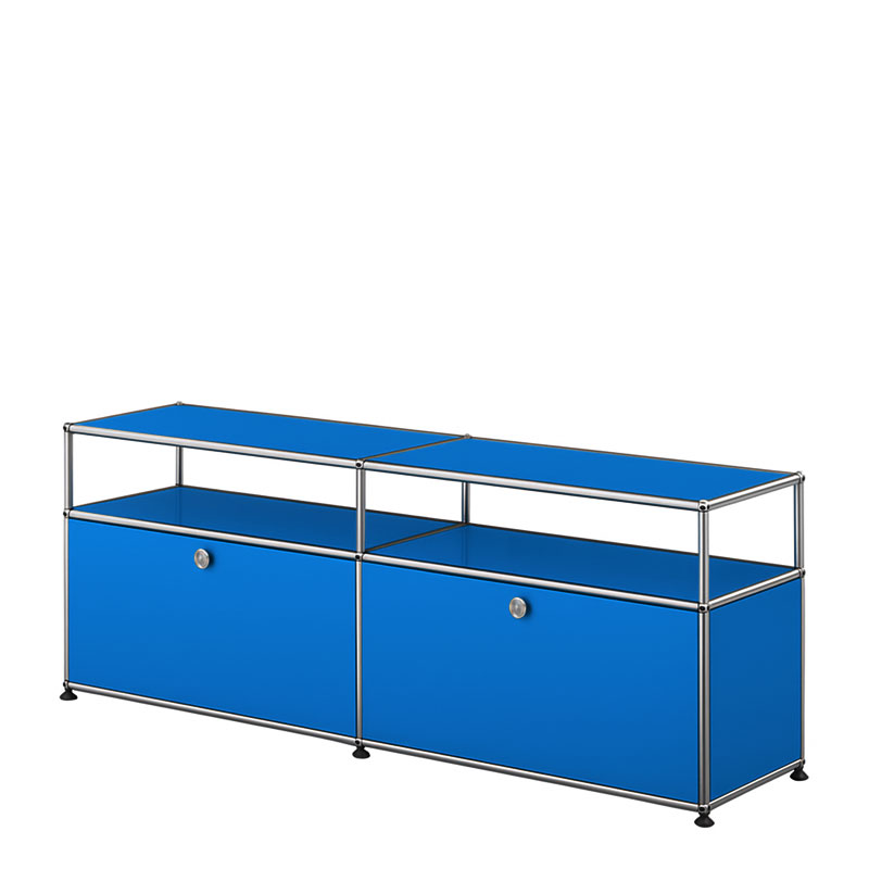 Angers Nantes Paris Bordeaux Poitiers Niort Laval Mans Rennes Icônes USM Haller Quickship O2 Meuble TV Bleu Gentiane Fritz Paul SCHÄRER 2