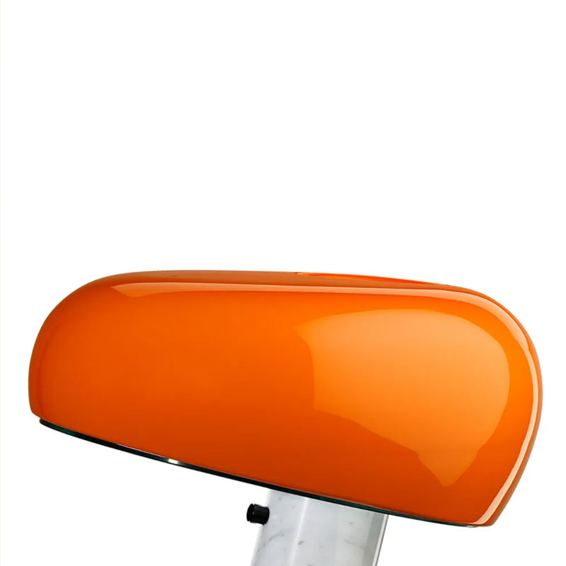 Angers Nantes Cholet Rennes Poitiers Mans bordeaux Paris Tours Laval Niort Icones Flos Snoopy Orange Marbre Blanc Achille Castiglioni lampe de table 9