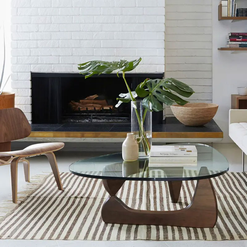 Angers Nantes Cholet Saumur Bordeaux Paris Laval Poitiers Niort Mans Tours Orleans Icones Vitra Table Basse Noguchi noyé bois 6