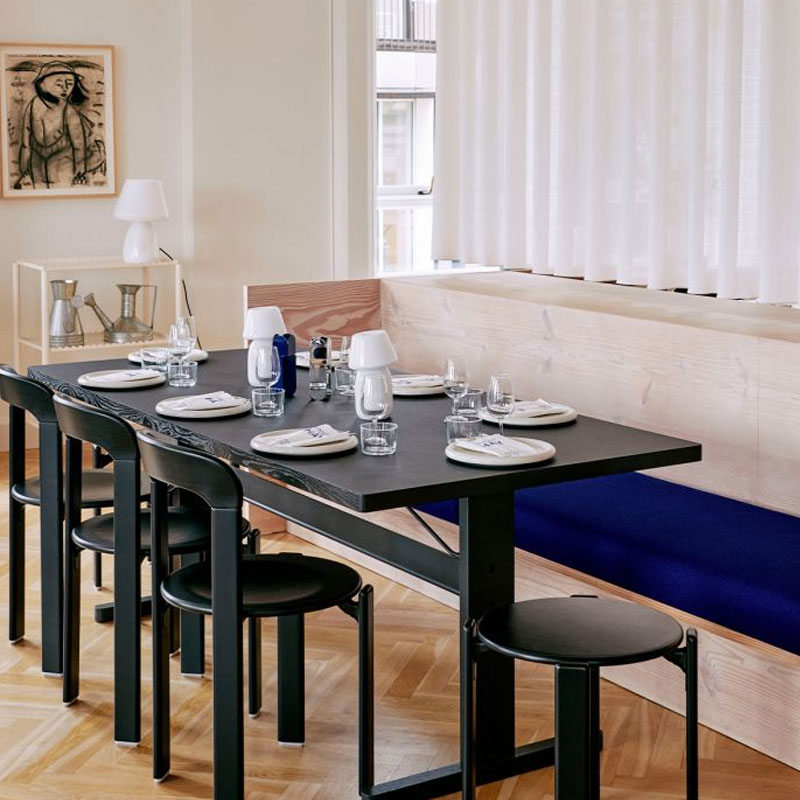 Angers Nantes Cholet Paris Bordeaux Le Mans Laval Icones Hay Scandinave chaise bois Rey Noir Bruno 6