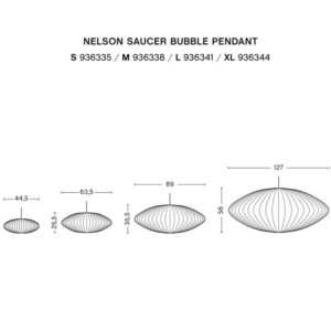 Angers Nantes Cholet Paris Bordeaux Le Mans Laval Icones Hay Scandinave luminaire suspension Nelson Bubble Saucer Cigare Blanc George Nelson 