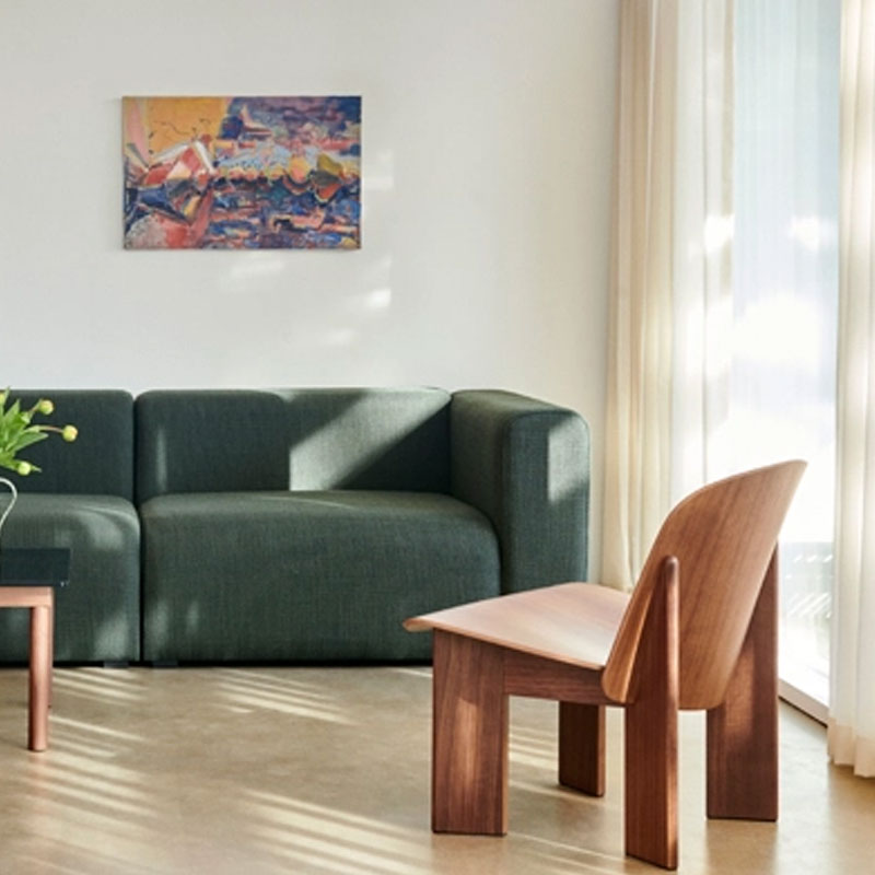 Angers Nantes Cholet Paris Bordeaux Rennes Mans Laval Icones Hay Scandinave Fauteuil bois Chisel Noyer Andreas Bergsaker 7