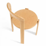 Angers Nantes Cholet Paris Bordeaux Rennes Mans Laval Icones Hay Scandinave chaise bois Rey Hetre Doré Bruno 6