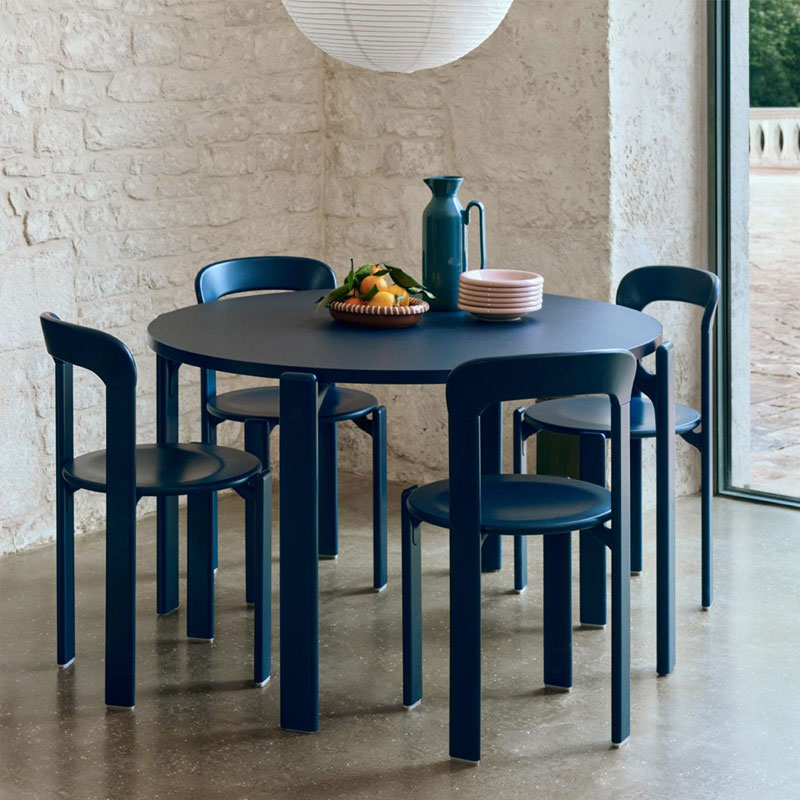 Angers Nantes Cholet Paris Bordeaux Rennes Mans Laval Icones Hay Scandinave chaise bois Rey Umber Bleu Foncé Bruno 2