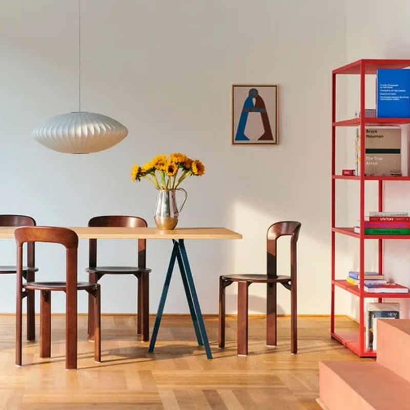 Angers Nantes Cholet Paris Bordeaux Rennes Mans Laval Icones Hay Scandinave chaise bois Rey Umber Brown Marron Bruno 3