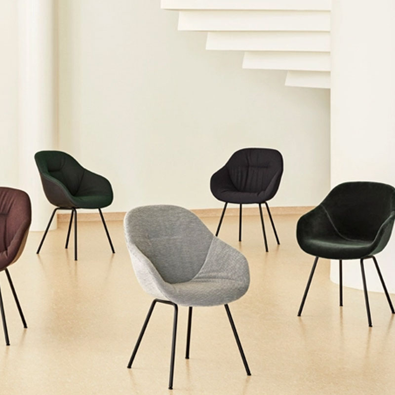 Angers Nantes Cholet Paris Bordeaux Rennes Mans Laval Poitiers Icones Hay Scandinave AAC 127  soft Duo tissu gris fauteuil Hee Weeling 6