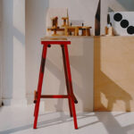 Angers Nantes Cholet Paris Bordeaux Rennes Mans Laval Poitiers Icones Hay Scandinave Tabouret Tuburete Chene rouge Marc Morro 7