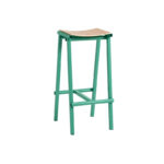 Angers Nantes Cholet Paris Bordeaux Rennes Mans Laval Poitiers Icones Hay Scandinave Tabouret Tuburete Chene vert jade Marc Morro 